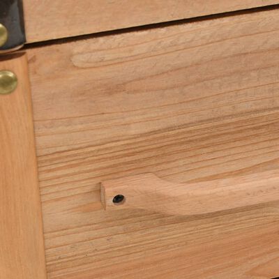 vidaXL Cajonera de madera maciza de abeto 91x35x73 cm