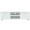 vidaXL Mueble para TV madera contrachapada blanco 120x40,5x35 cm
