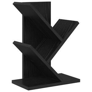 vidaXL Estanter&iacute;a de &Aacute;rbol de 3 Niveles 30 x 18 x 40 cm Roble Negro