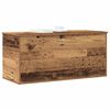 vidaXL Caja de Almacenamiento Madera envejecida 100 x 42 x 46 cm