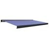 vidaXL Toldo de carrete motorizado azul y blanco 500x300 cm