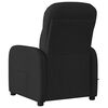 vidaXL Sill&oacute;n reclinable de masaje el&eacute;ctrico tela negro