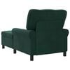 vidaXL Sill&oacute;n reclinable Verde oscuro 91 x 157 x 91 cm Terciopelo