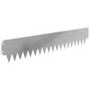 vidaXL Borde de C&eacute;sped 30 pcs 103 x 20 cm metal Plateado