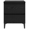 vidaXL Armario de Noche 2 pcs Roble negro 40 x 35 x 50 cm