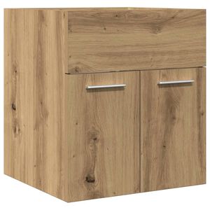 vidaXL Mueble de lavabo de ba&ntilde;o madera roble artisan 41x38,5x46 cm