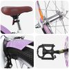 vidaXL Bicicleta Infantil 20 Pulgadas para 6-11 a&ntilde;os Morado