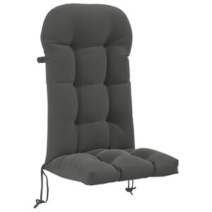 vidaXL Coj&iacute;n para tumbona de sol PUTTEN 100% Poli&eacute;ster Gris antracita