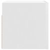 vidaXL Muebles de pared para TV 2 uds blanco 30,5x30x30 cm