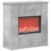 vidaXL Chimenea el&eacute;ctrica Hormig&oacute;n 47 x 18 x 48 cm