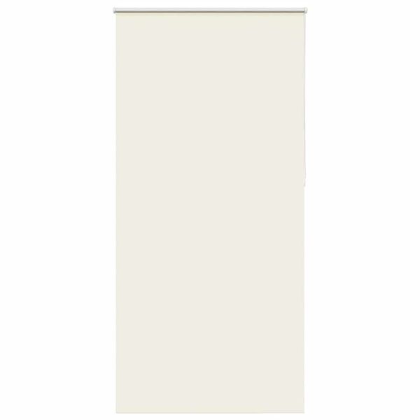 vidaXL Estor Enrollable Opaco Blanco Roto 95x210cm Tela Ancho 90,7cm