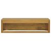 vidaXL Armario de ba&ntilde;o de pared madera maciza de teca 110x45x30 cm