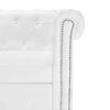 vidaXL Sof&aacute; Chesterfield en forma de L cuero sint&eacute;tico blanco
