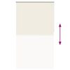 vidaXL Estor Enrollable Opaco Blanco Roto 125x210cm Tela Ancho 121,6cm
