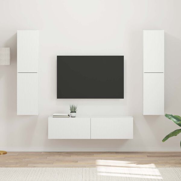 vidaXL Conjunto de mueble de TV 6 pcs Madera de ingenier&iacute;a