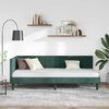 vidaXL Estructura de cama en esquina Verde oscuro 80 cm x 200 cm