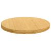 vidaXL Tablero de mesa de bambú Ø60x4 cm