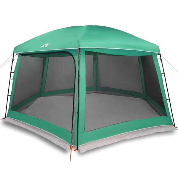 vidaXL Carpa para piscina con desmontables y paredes verde 618x532 cm