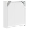 vidaXL Mueble de ba&ntilde;o con espejo y luz LED blanco 45x13x52 cm