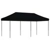 vidaXL Carpa de Fiesta Negro 292 x 580 x 315 cm Tela Oxford