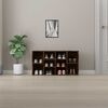 vidaXL Banco zapatero madera contrachapada roble ahumado 103x30x55cm