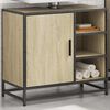 vidaXL Mueble de lavabo de ba&ntilde;o roble Sonoma 65x33x60 cm madera de ingenier&iacute;a