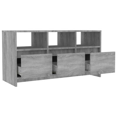 vidaXL Mueble de TV madera de ingeniería gris Sonoma 102x37,5x52,5 cm