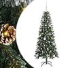 vidaXL &Aacute;rbol de Navidad artificial Verde 150 cm PVC, pl&aacute;stico y acero
