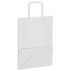 vidaXL Bolsas de papel con asas 50 uds blanca 21x11x28 cm