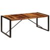 vidaXL Mesa de comedor de madera maciza de acacia 200x100x75 cm