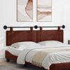 vidaXL Cabecera Colgante Marr&oacute;n Brillante 170 x 55 x 5 cm PU antiguo