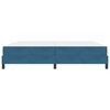 vidaXL Cama tipo Box Spring con colch&oacute;n Azul Oscuro 200 x 220 cm tela