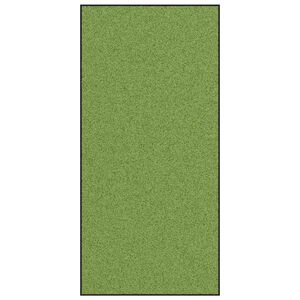 vidaXL Felpudo Otro Verde y Negro 120 x 250 cm Poliamida y PVC
