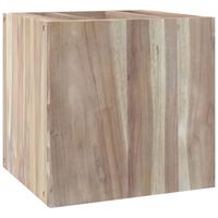 vidaXL Armario de baño de pared madera maciza de teca 41x38x40 cm