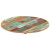 vidaXL Tablero de mesa redonda madera reciclada maciza 50 cm 15-16 mm