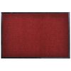 vidaXL Felpudo rojo 120 x 180 cm PVC