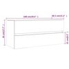 vidaXL Mueble de lavabo madera de ingenier&iacute;a gris Sonoma 100x38,5x45cm
