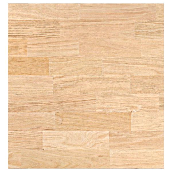 vidaXL Encimera de cocina rectangular madera maciza roble