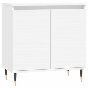 vidaXL Armario de ba&ntilde;o madera de ingenier&iacute;a blanco 58x33x60 cm