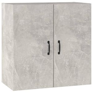 vidaXL Armario de pared madera contrachapada gris hormig&oacute;n 60x31x60 cm