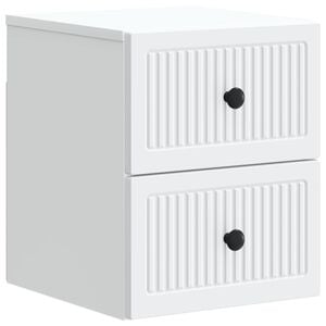 vidaXL Mesita de Noche de Pared 33 x 34,5 x 40 cm Madera de Ingenier&iacute;a