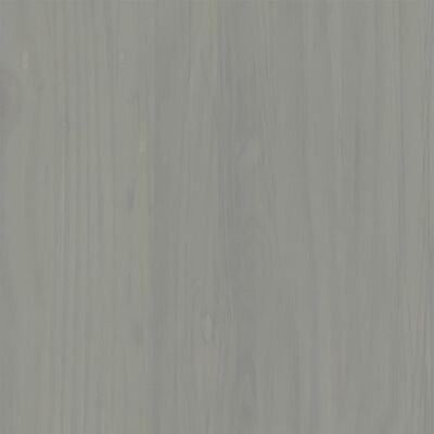vidaXL Aparador con cajones VIGO madera maciza pino gris 113x40x75 cm