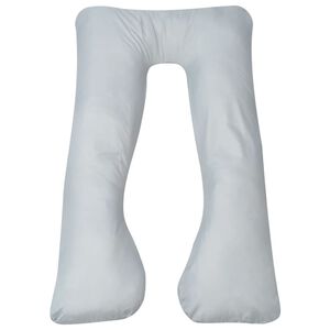 vidaXL Almohada de embarazo gris 90x145 cm
