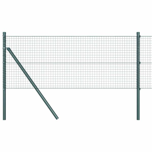 vidaXL Poste de Valla Verde 25 x 0,6 m (malla de 25 x 25 mm)