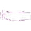 vidaXL Cama tipo Box Spring con colch&oacute;n Gris oscuro 180 x 200 cm tela