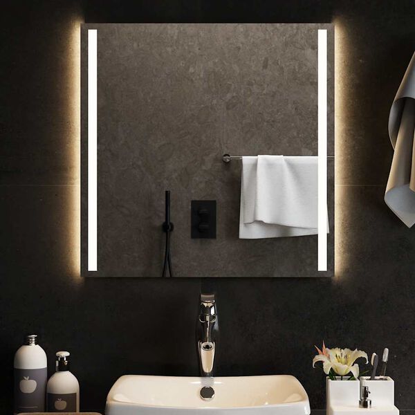 vidaXL Espejo de ba&ntilde;o con LED 60x60 cm