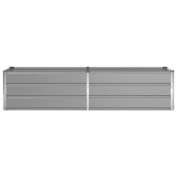 vidaXL Jardinera Gris Claro 480 x 50 x 45 cm Acero Galvanizado