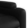 vidaXL Sill&oacute;n reclinable el&eacute;ctrico de cuero sint&eacute;tico negro