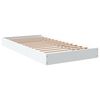 vidaXL Estructura de cama madera de ingenier&iacute;a blanca 100x200 cm