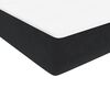 vidaXL Cama box spring con colch&oacute;n cuero sint&eacute;tico negro 80x210 cm
